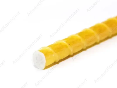 Арматура из стекловолокна со спиралеобразным ребром 12 мм